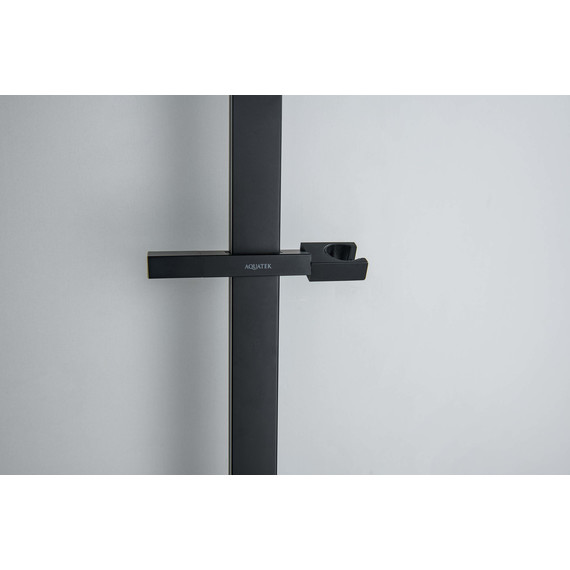 Душевой гарнитур Aquatek Либра AQ2019MB, чёрный матовый фото 9