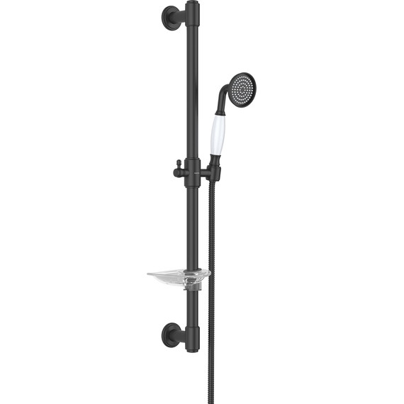 Душевой гарнитур Aquatek Классик AQ2020MB, чёрный матовый фото 2