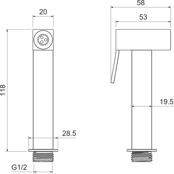 Гигиенический душ Aquatek AQ2058CR - 4 Гигиенический душ Aquatek AQ2058CR фото 4