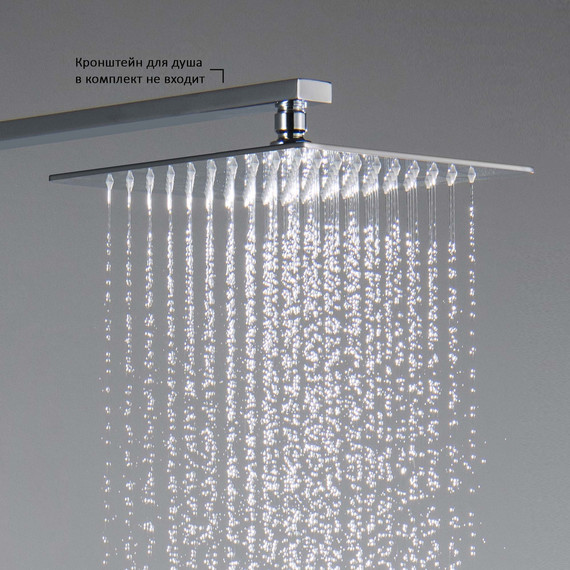 Верхний душ Aquatek 250x250 мм AQ2076CR фото 5