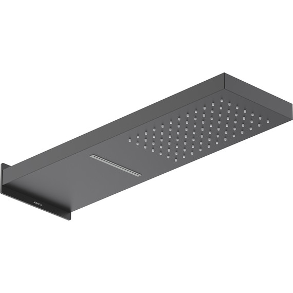 Верхний душ Aquatek 170x554 мм AQ2085MB, чёрный матовый фото 2
