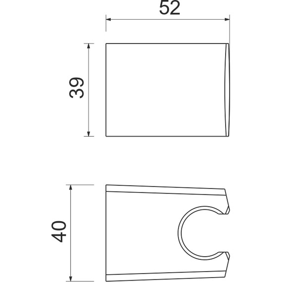 Держатель душевой лейки Aquatek AQ2403CR фото 4