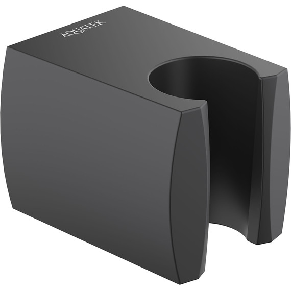 Держатель душевой лейки Aquatek AQ2403MB, чёрный матовый фото 2