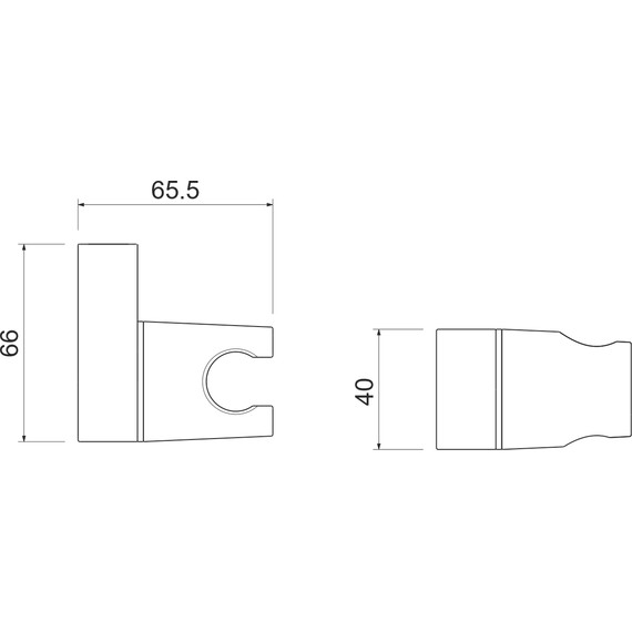 Держатель душевой лейки Aquatek AQ2406CR фото 4