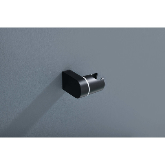 Держатель душевой лейки Aquatek AQ2406MB, чёрный матовый фото 2