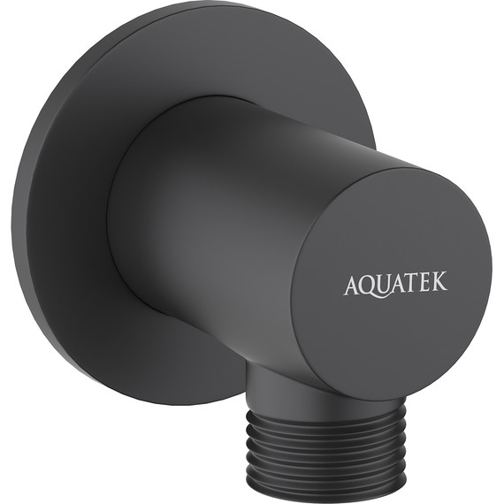 Шланговое подсоединение Aquatek AQ2456MB, чёрный матовый - 2 Шланговое подсоединение Aquatek AQ2456MB, чёрный матовый фото 2