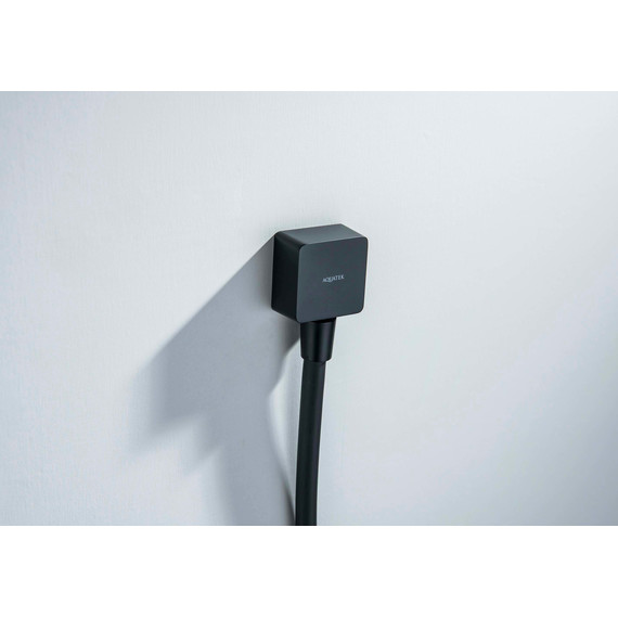 Шланговое подсоединение Aquatek AQ2459MB, чёрный матовый - 2 Шланговое подсоединение Aquatek AQ2459MB, чёрный матовый фото 2