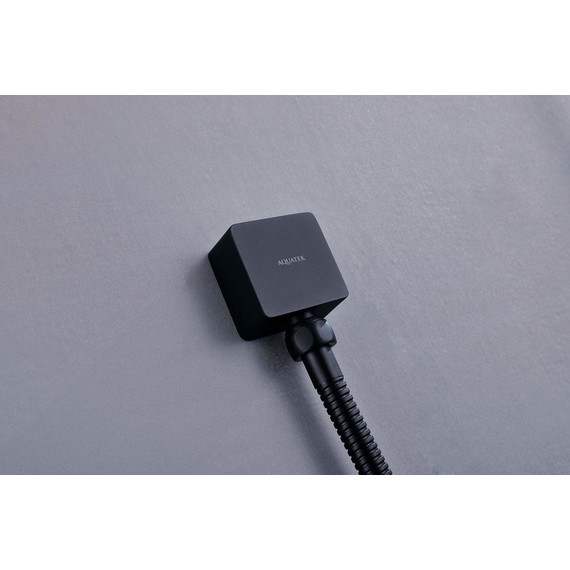 Шланговое подсоединение Aquatek AQ2459MB, чёрный матовый - 3 Шланговое подсоединение Aquatek AQ2459MB, чёрный матовый фото 3