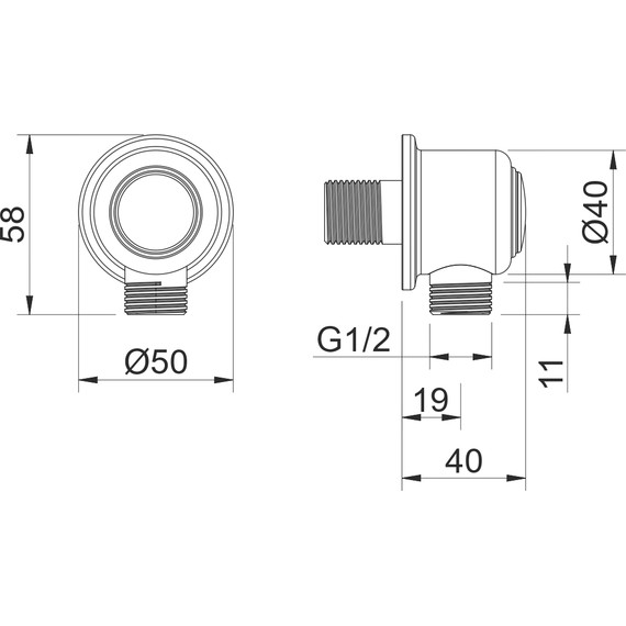 Шланговое подсоединение Aquatek Классик AQ2461CR - 4 Шланговое подсоединение Aquatek Классик AQ2461CR фото 4