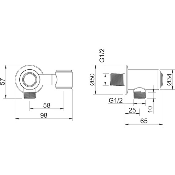 Шланговое подсоединение Aquatek Классик AQ2462CR - 4 Шланговое подсоединение Aquatek Классик AQ2462CR фото 4