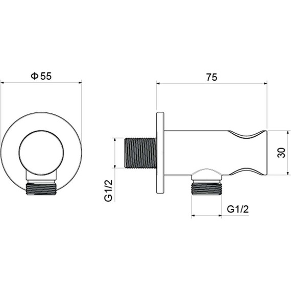 Шланговое подсоединение Aquatek AQ2464CR - 3 Шланговое подсоединение Aquatek AQ2464CR фото 3
