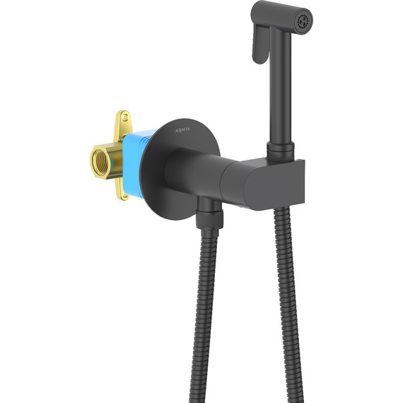 Гигиенический душ Aquatek Оберон AQ1024MB (со скрытой частью) чёрный матовый - 2 Гигиенический душ Aquatek Оберон AQ1024MB (со скрытой частью) чёрный матовый фото 2