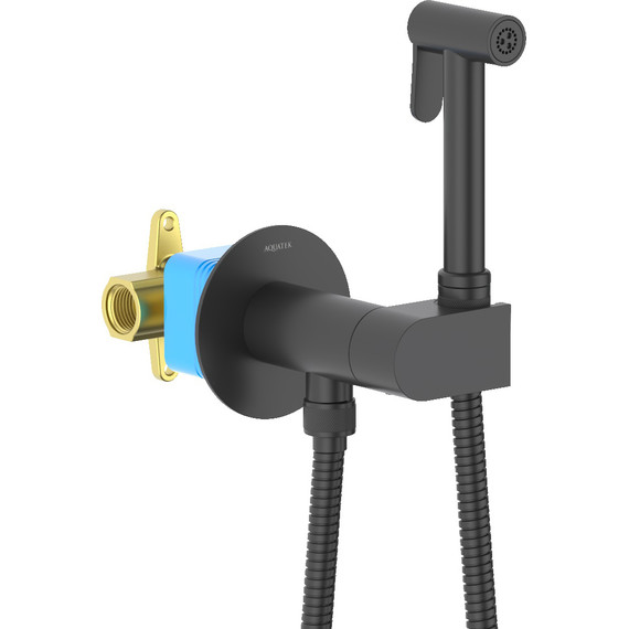 Гигиенический душ Aquatek Оберон AQ1024MB (со скрытой частью) чёрный матовый - 3 Гигиенический душ Aquatek Оберон AQ1024MB (со скрытой частью) чёрный матовый фото 3