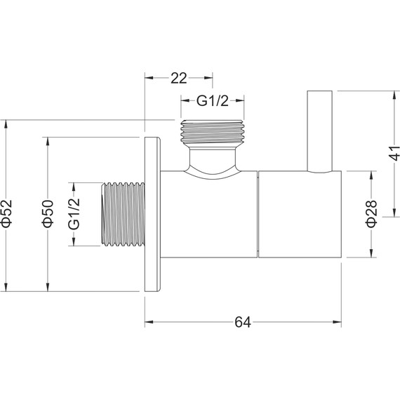 Вентиль угловой Aquatek AQ2452MB, чёрный матовый - 4 Вентиль угловой Aquatek AQ2452MB, чёрный матовый фото 4