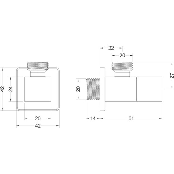 Шланговое подсоединение Aquatek AQ2453MB, чёрный матовый - 3 Шланговое подсоединение Aquatek AQ2453MB, чёрный матовый фото 3