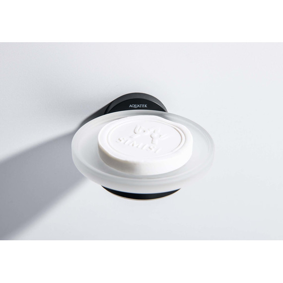 Мыльница Aquatek Европа AQ4103MB, цвет чёрный матовый фото 5