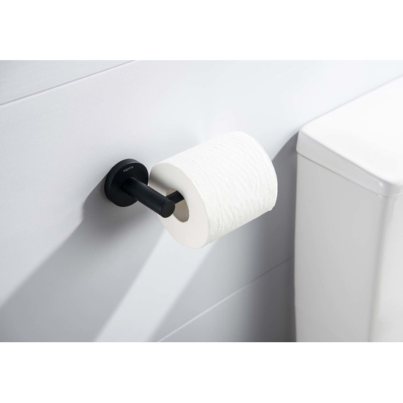 Держатель для туалетной бумаги Aquatek Европа AQ4108MB, цвет чёрный матовый - 5 Держатель для туалетной бумаги Aquatek Европа AQ4108MB, цвет чёрный матовый фото 5