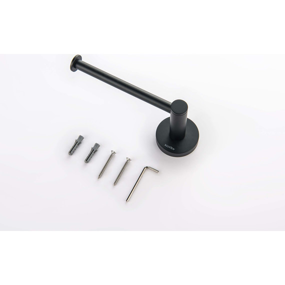 Держатель для туалетной бумаги Aquatek Европа AQ4108MB, цвет чёрный матовый - 2 Держатель для туалетной бумаги Aquatek Европа AQ4108MB, цвет чёрный матовый фото 2