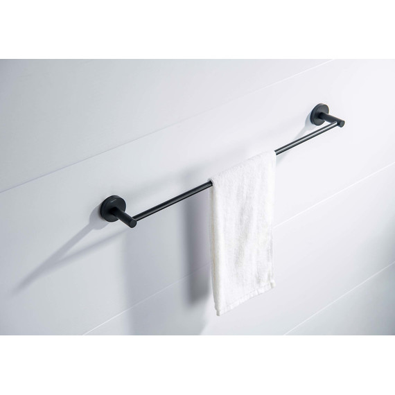 Полотенцедержатель Aquatek Европа AQ4114MB, цвет чёрный матовый - 5 Полотенцедержатель Aquatek Европа AQ4114MB, цвет чёрный матовый фото 5