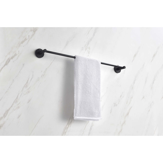 Полотенцедержатель Aquatek Европа AQ4114MB, цвет чёрный матовый - 7 Полотенцедержатель Aquatek Европа AQ4114MB, цвет чёрный матовый фото 7