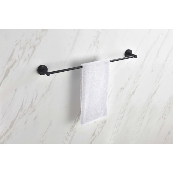 Полотенцедержатель Aquatek Европа AQ4114MB, цвет чёрный матовый - 8 Полотенцедержатель Aquatek Европа AQ4114MB, цвет чёрный матовый фото 8