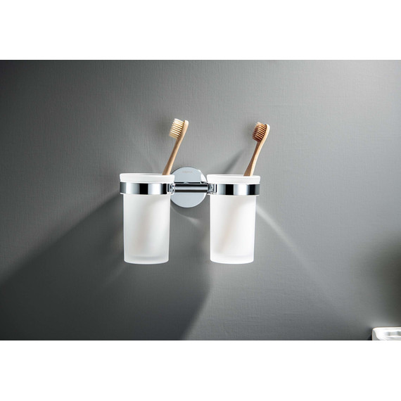 Двойной стакан для зубных щеток Aquatek Европа AQ4117CR фото 3