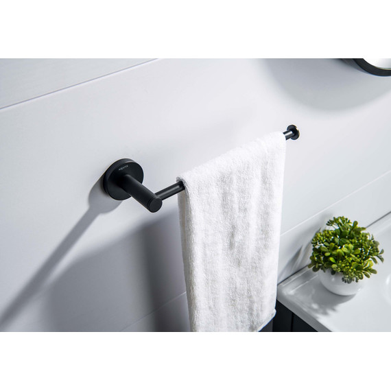 Полотенцедержатель Aquatek Европа AQ4119MB, цвет чёрный матовый - 5 Полотенцедержатель Aquatek Европа AQ4119MB, цвет чёрный матовый фото 5