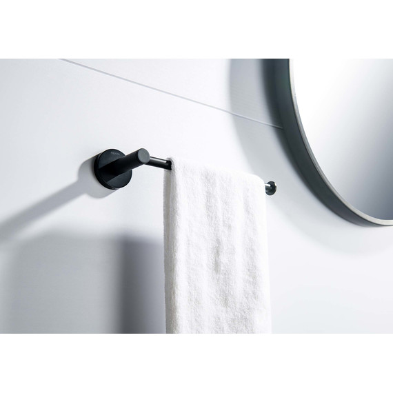 Полотенцедержатель Aquatek Европа AQ4119MB, цвет чёрный матовый - 3 Полотенцедержатель Aquatek Европа AQ4119MB, цвет чёрный матовый фото 3