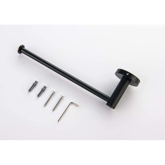 Полотенцедержатель Aquatek Европа AQ4119MB, цвет чёрный матовый - 2 Полотенцедержатель Aquatek Европа AQ4119MB, цвет чёрный матовый фото 2