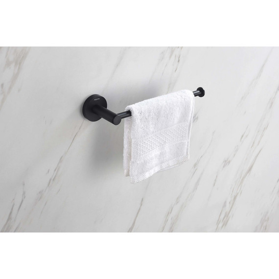 Полотенцедержатель Aquatek Европа AQ4119MB, цвет чёрный матовый - 8 Полотенцедержатель Aquatek Европа AQ4119MB, цвет чёрный матовый фото 8
