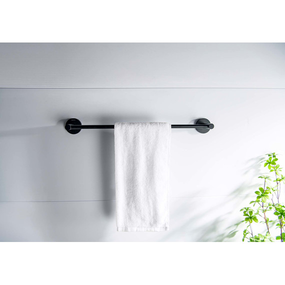 Полотенцедержатель Aquatek Европа AQ4120MB, цвет чёрный матовый фото 4