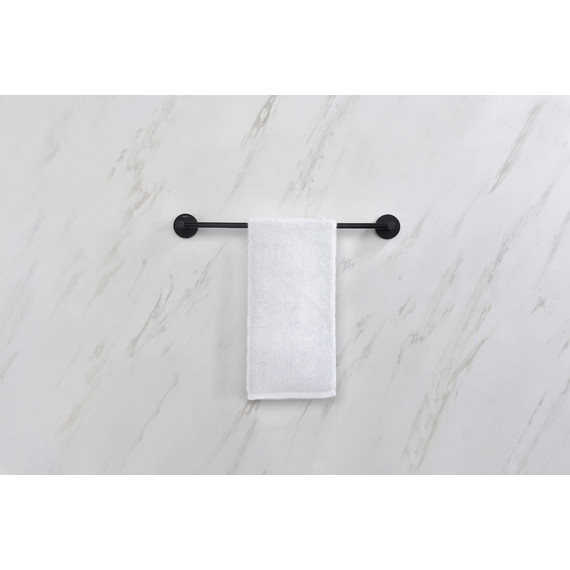 Полотенцедержатель Aquatek Европа AQ4120MB, цвет чёрный матовый фото 6