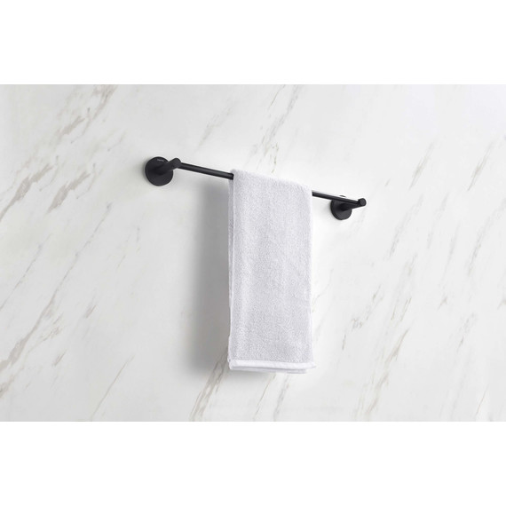 Полотенцедержатель Aquatek Европа AQ4120MB, цвет чёрный матовый фото 8