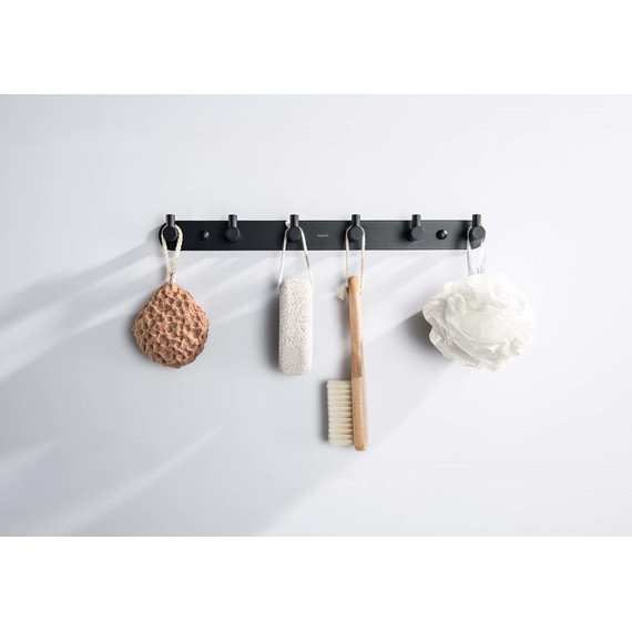 Набор крючков Aquatek Европа AQ4124MB, цвет чёрный матовый фото 7