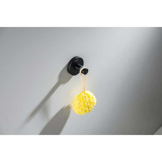 Крючок Aquatek Оберон AQ4201MB, цвет чёрный матовый фото 3