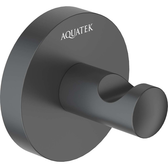 Крючок Aquatek Оберон AQ4201MB, цвет чёрный матовый фото 2