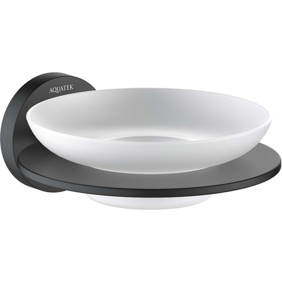 Мыльница Aquatek Оберон AQ4203MB, цвет чёрный матовый фото 2