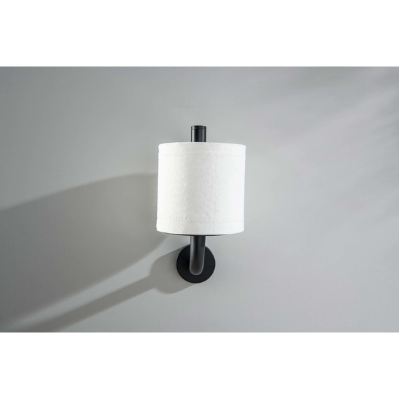 Держатель для туалетной бумаги Aquatek Оберон AQ4207MB, цвет чёрный матовый фото 5