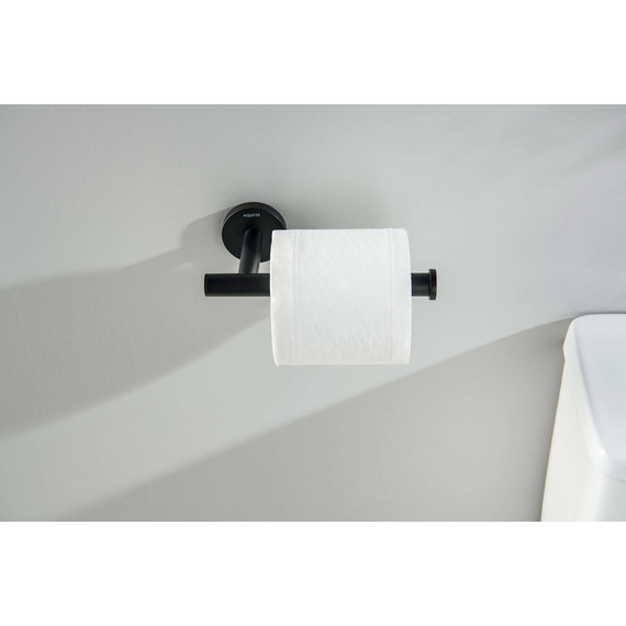 Держатель для туалетной бумаги Aquatek Оберон AQ4208MB, цвет чёрный матовый фото 5