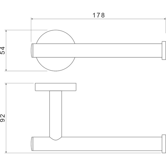 Держатель для туалетной бумаги Aquatek Оберон AQ4208CR фото 7