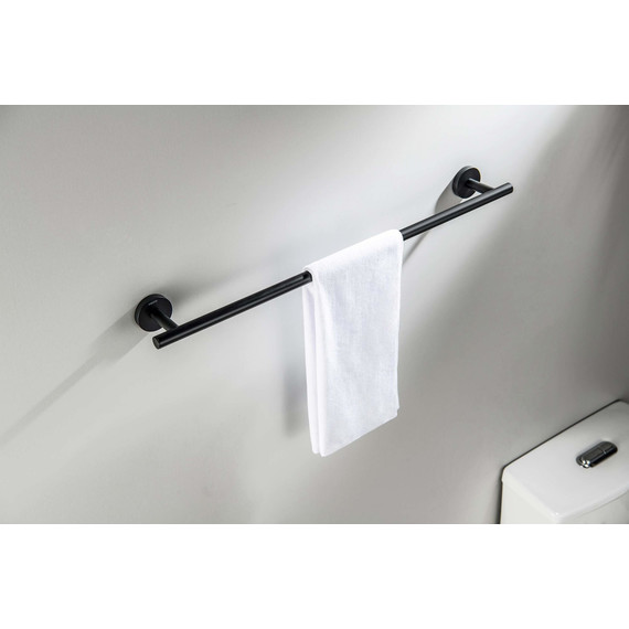 Полотенцедержатель Aquatek Оберон AQ4214MB, цвет чёрный матовый - 3 Полотенцедержатель Aquatek Оберон AQ4214MB, цвет чёрный матовый фото 3