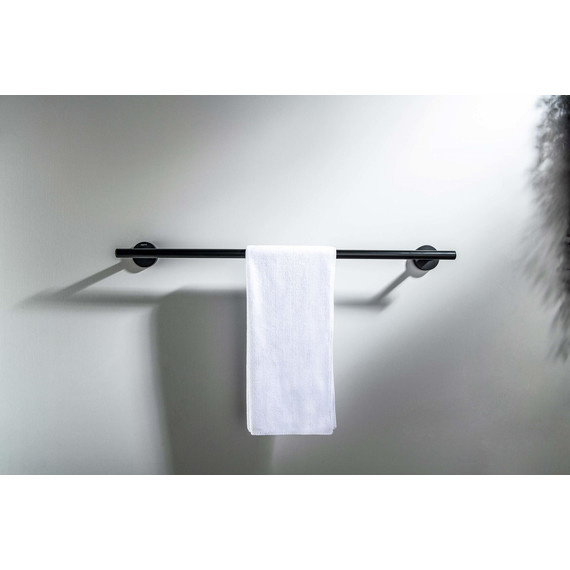 Полотенцедержатель Aquatek Оберон AQ4214MB, цвет чёрный матовый - 6 Полотенцедержатель Aquatek Оберон AQ4214MB, цвет чёрный матовый фото 6