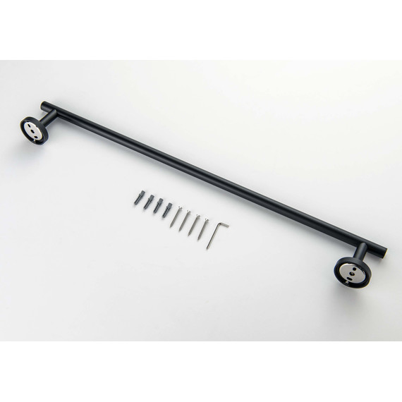 Полотенцедержатель Aquatek Оберон AQ4214MB, цвет чёрный матовый - 7 Полотенцедержатель Aquatek Оберон AQ4214MB, цвет чёрный матовый фото 7