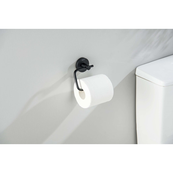 Держатель для туалетной бумаги Aquatek Оберон AQ4218MB, цвет чёрный матовый фото 3