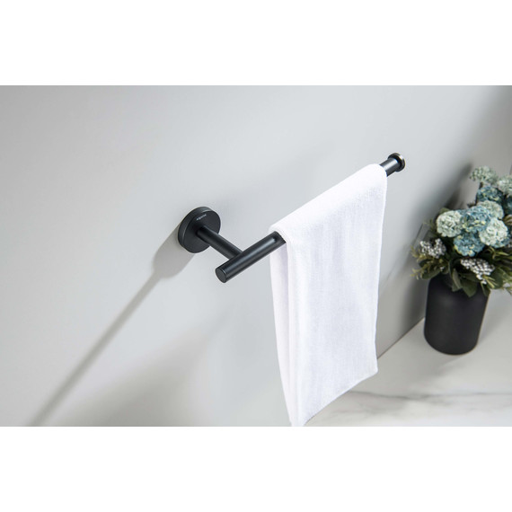 Полотенцедержатель Aquatek Оберон AQ4219MB, цвет чёрный матовый - 3 Полотенцедержатель Aquatek Оберон AQ4219MB, цвет чёрный матовый фото 3