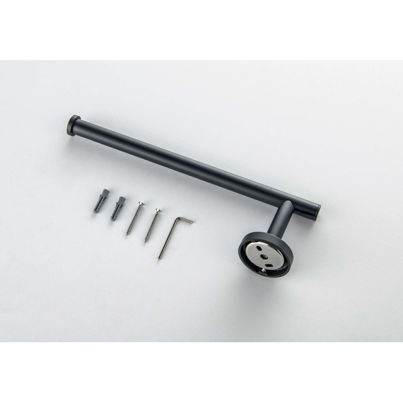 Полотенцедержатель Aquatek Оберон AQ4219MB, цвет чёрный матовый - 6 Полотенцедержатель Aquatek Оберон AQ4219MB, цвет чёрный матовый фото 6