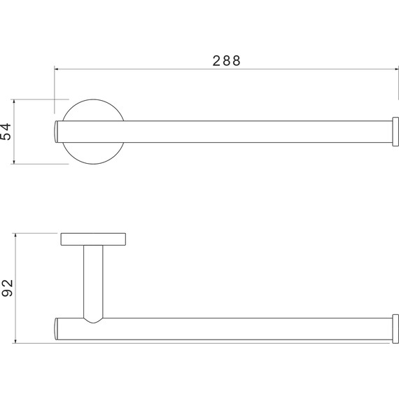 Полотенцедержатель Aquatek Оберон AQ4219CR - 7 Полотенцедержатель Aquatek Оберон AQ4219CR фото 7