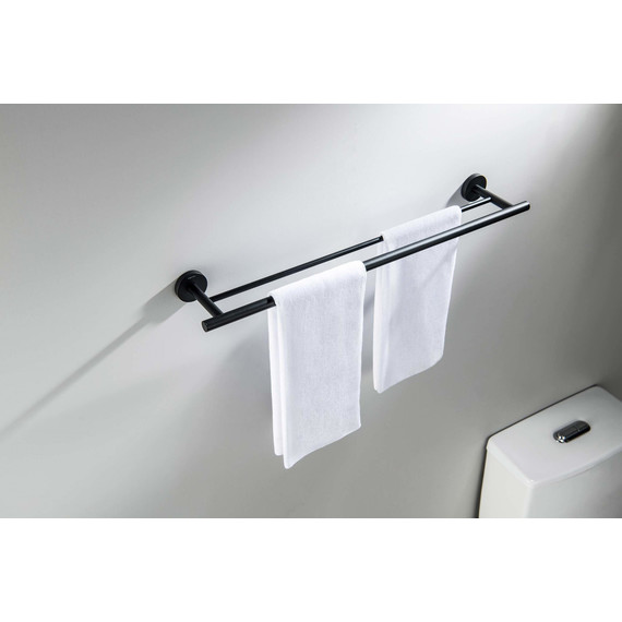 Полотенцедержатель Aquatek Оберон AQ4230MB, цвет чёрный матовый - 3 Полотенцедержатель Aquatek Оберон AQ4230MB, цвет чёрный матовый фото 3