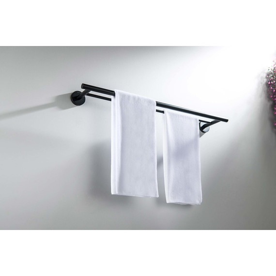 Полотенцедержатель Aquatek Оберон AQ4230MB, цвет чёрный матовый - 4 Полотенцедержатель Aquatek Оберон AQ4230MB, цвет чёрный матовый фото 4