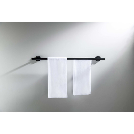 Полотенцедержатель Aquatek Оберон AQ4230MB, цвет чёрный матовый - 5 Полотенцедержатель Aquatek Оберон AQ4230MB, цвет чёрный матовый фото 5